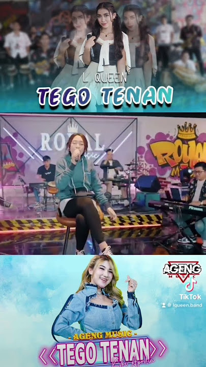 Tego Tenan 3 versi | Lara Silvy | Happy Asmara | Kiki aprilia #shorts #lqueen #dewipersik #viral