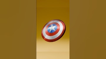 Captain America’s shield in Blender #blender #blendercommunity #blender3d #3dart #digitalart