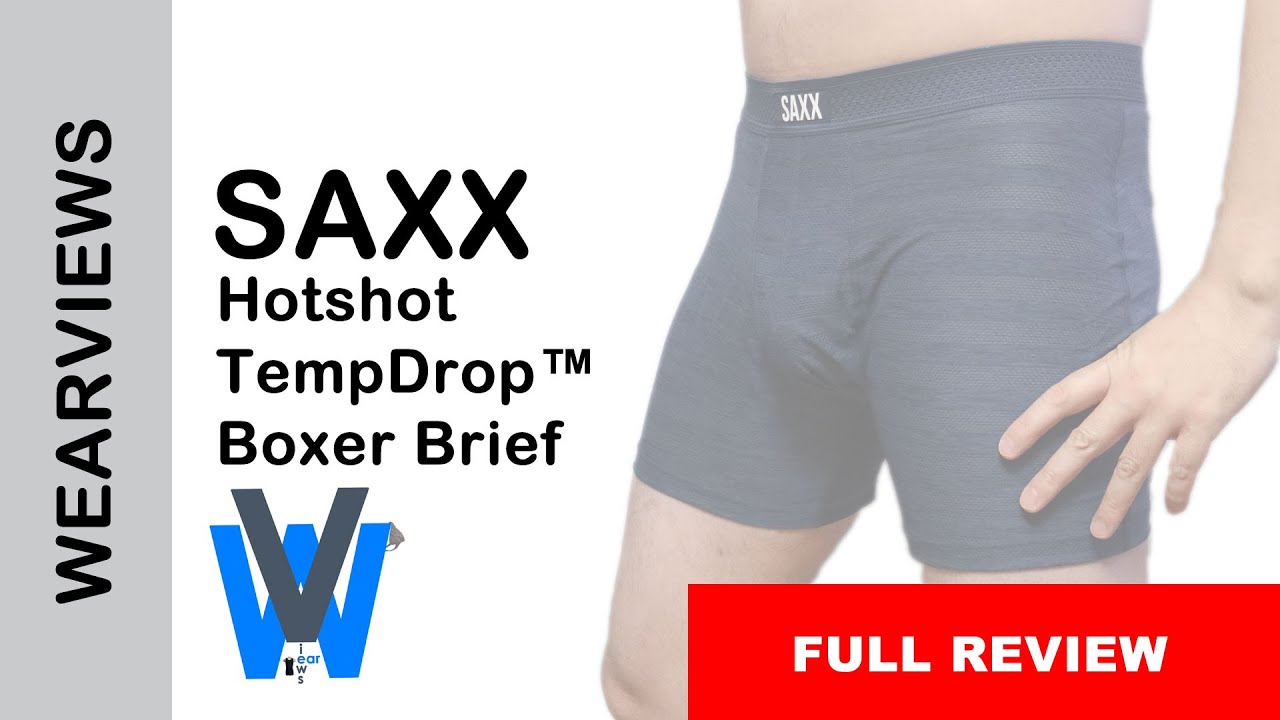 SAXX Hot Shot Drop Temp Boxer Brief - Full Review 