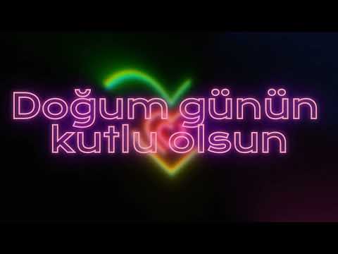 10 saniye Geri sayım sayacı - Doğum günün kutlu olsun (Happy Birthday in Turkish)