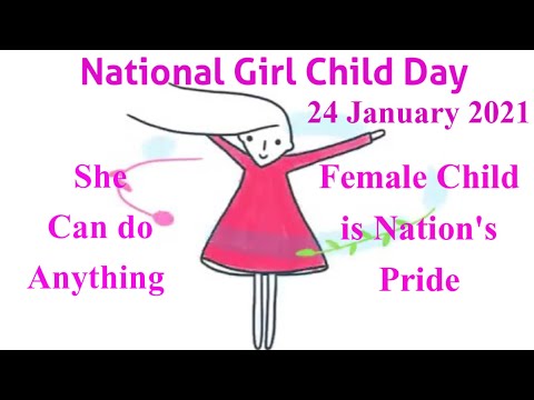 National Girl Child Day /Girl Child Day Whatsapp Status/National Girl Child Day Status