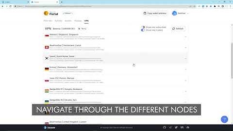 How to use Sentinel dvpn on Decentr borwser