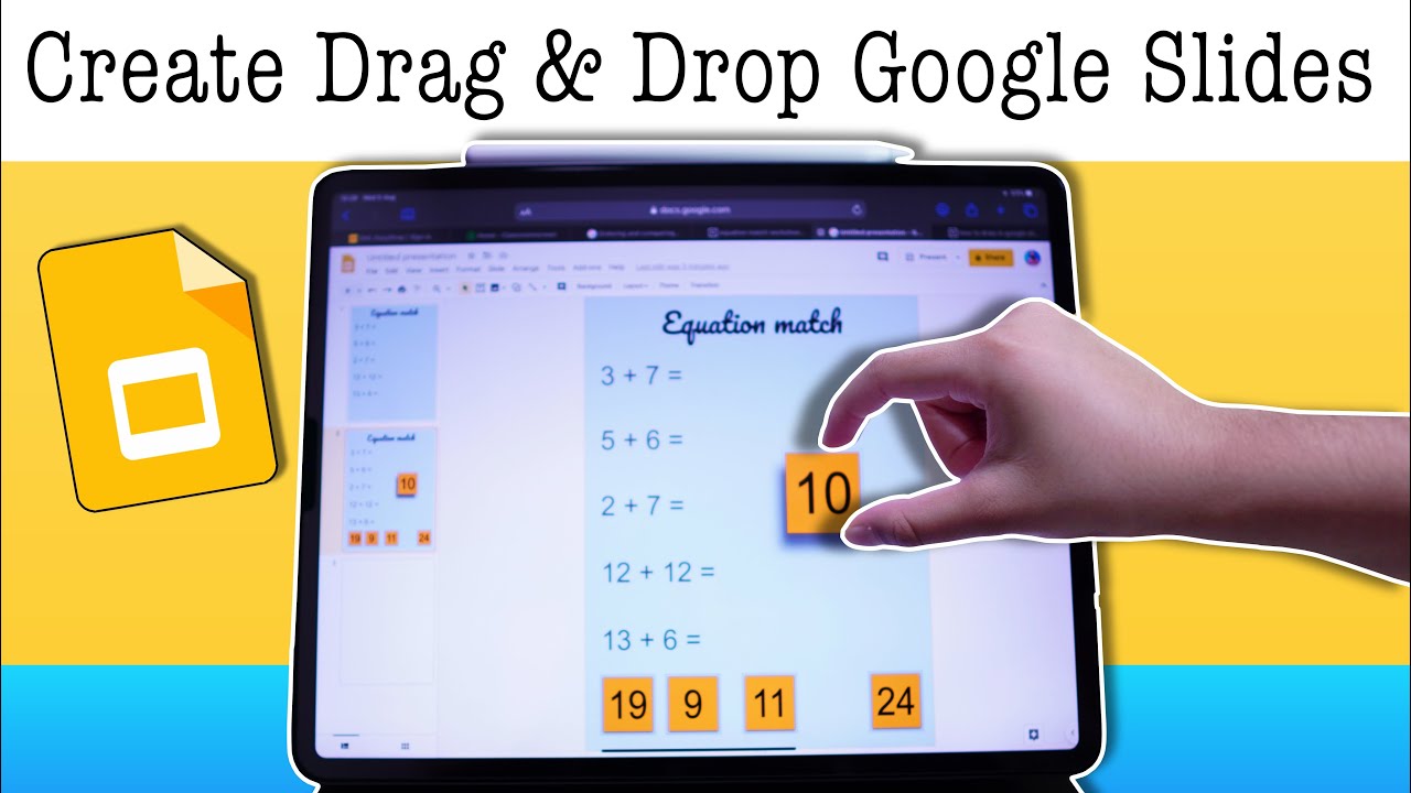 Google Docs, Slides and Sheets now feature drag-and-drop on iPad