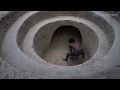 Build Underground Tunnel Swimming Pool And Secret Room With Ancient palm wine