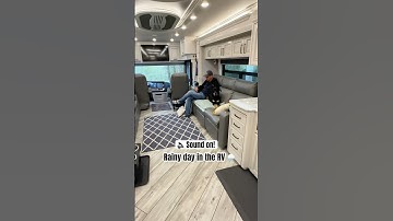 ⛈️ When it rains, it pours - especially in an RV! #rain #rvlife #motorhome