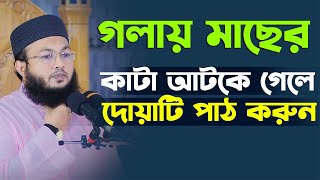 গলায় মাছের কাটা আটকালে কোন দোয়াটি পড়তে হয় Mufti Al Amin Araihazari screenshot 1