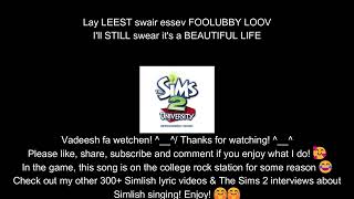 Beautiful Life by Charlotte Martin Simlish Version (Simlish Lyrics & English Lyrics) @TheOG-GG
