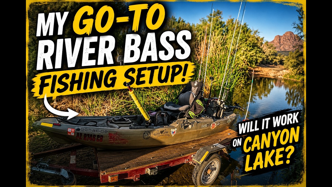 🎣 My GO-TO River Bass Fishing Setup! Will It Work on Canyon Lake?