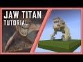 How to build jaw titan porco in minecraft attack on titan tutorial