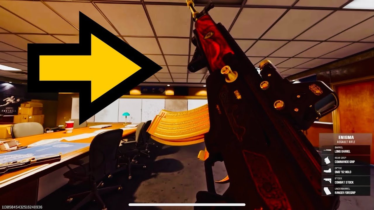 Arme Secrète ÉNIGME STADIUM Easter Egg Warzone Verdansk Bo6 