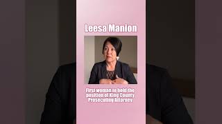 Celebrating Womens History: King County Prosecuting Attorney Leesa Manion