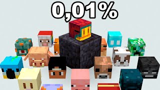 COLETEI A CABEÇA DE TODOS OS MOBS DO MINECRAFT HARDCORE