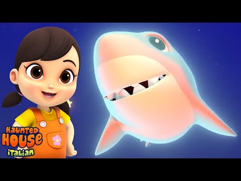 Squalo Spettrale Canzone Animata per Bambini in Età Prescolare e Più Video