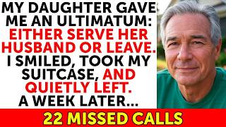 My Daughter Gave Me An Ultimatum  Either Serve Her Husband or Leave  I Smiled, Grabbed My Suitcase