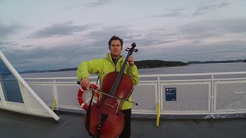 Day 22 - The New Real  - Jeff Faragher 20x17 dances on the cello