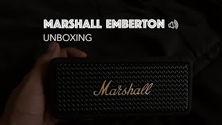 Marshall Emberton | Portable Speaker | Unboxing