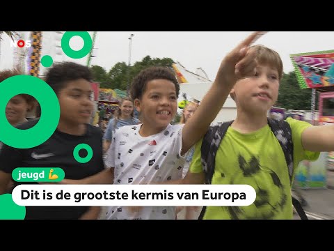 Ook vakantie in het zuiden, kinderen vieren op de kermis