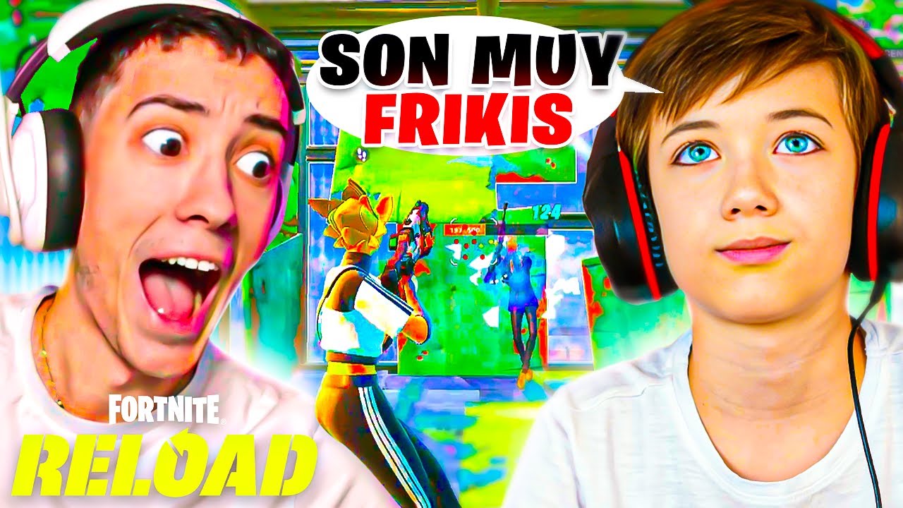 JUGUÉ FORTNITE RELOAD con mi PRIMO de 11 AÑOS… y este ERA el NIVEL…
