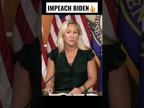 Majorie Taylor Greene🇺🇸 Introduces Articles Of Impeachment Against ...