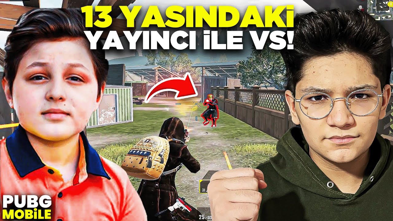 13 YAŞINDA AZERBAYCANLI YAYINCIYLA VS ATTIM ! ÇOK İYİ OYNUYOR - PUBG MOBİLE