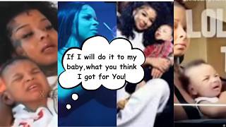Neveah when you have that baby BlueFace gone sick his Rottweiler 🐕 I mean Chrisean on you.