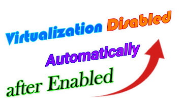 Virtualisatie wordt steeds automatisch uitgeschakeld nadat het op Windows is ingeschakeld
