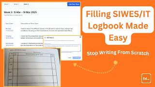 How to Fill SIWES Logbook Correctly (Using a Generator Tool + Examples)