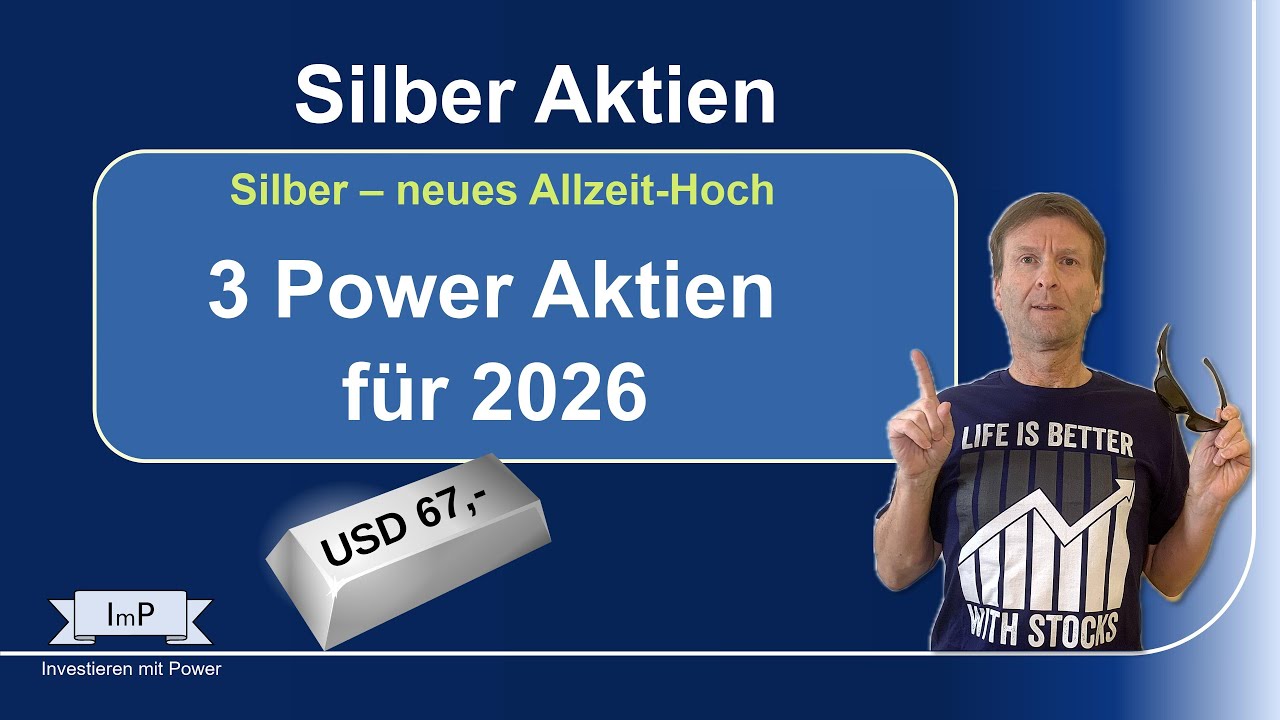 Silber Aktien - 3 Power Aktien für 2026