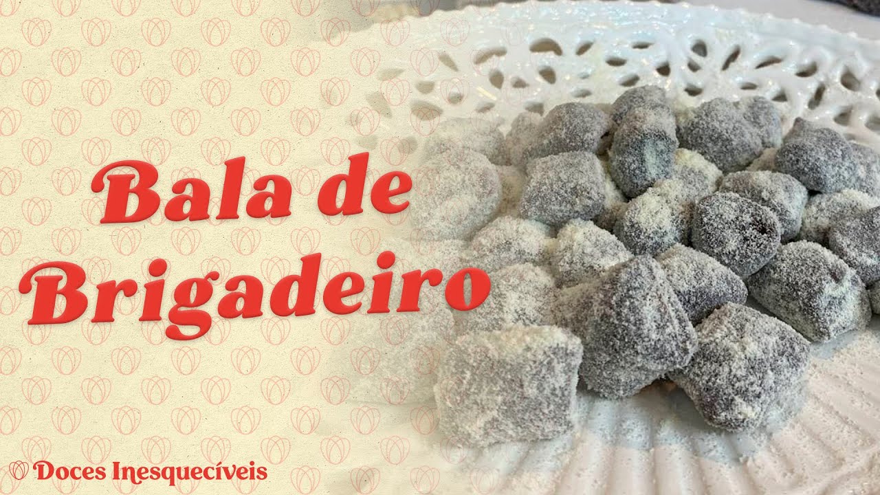 Receita de bala de brigadeiro