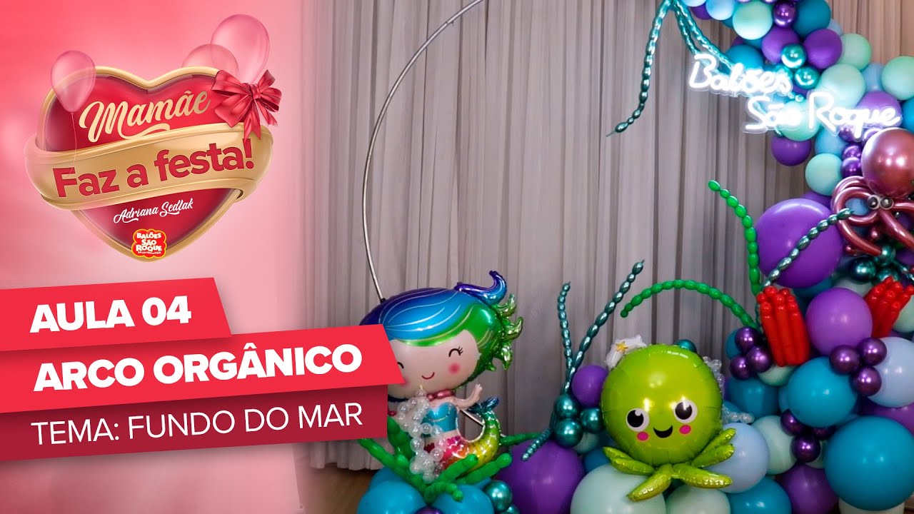 Arco de Balões Fundo do Mar | Balões São Roque #festa #fundodomar #balões