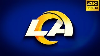 LA RAMS New Logo 3D Animation Intro 4K Transparent Rams House Logo