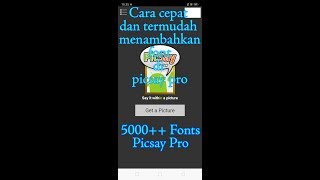 Picsay pro mod 5000++ Font screenshot 1