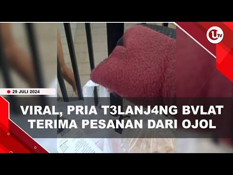 PRIA DI BANDUNG T3L4NJ4NG BULAT TERIMA PESANAN MAKANAN DARI OJOL | U-NEWS