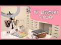 Art Studio Tour | My New Basement Office!