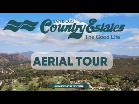 San Diego Country Estates Aerial Drone Tour — click to play