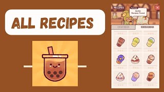 All recipes in Boba Tale gameplay (Craft) screenshot 3