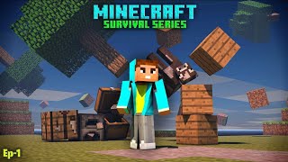 NOOB TO PRO! Minecraft Survival World Me Pehla Din 🔴 LIVE