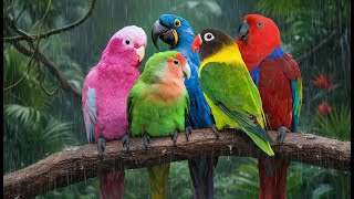 MOST BEAUTIFUL PARROTS ON EARTH 🦜 BIRD SOUNDS FOR STRESS RELIEF & DEEP HEALING 🌿 ULTIMATE RELAXATION