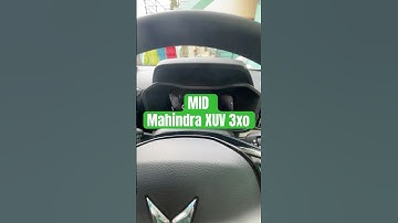 Instrument cluster of XUV 3xo explain review #car #automobile #xuv3xo
