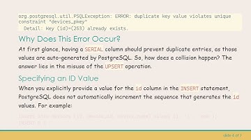 Understanding Postgres UPSERT Errors: How a SERIAL PRIMARY KEY Collision Can Occur