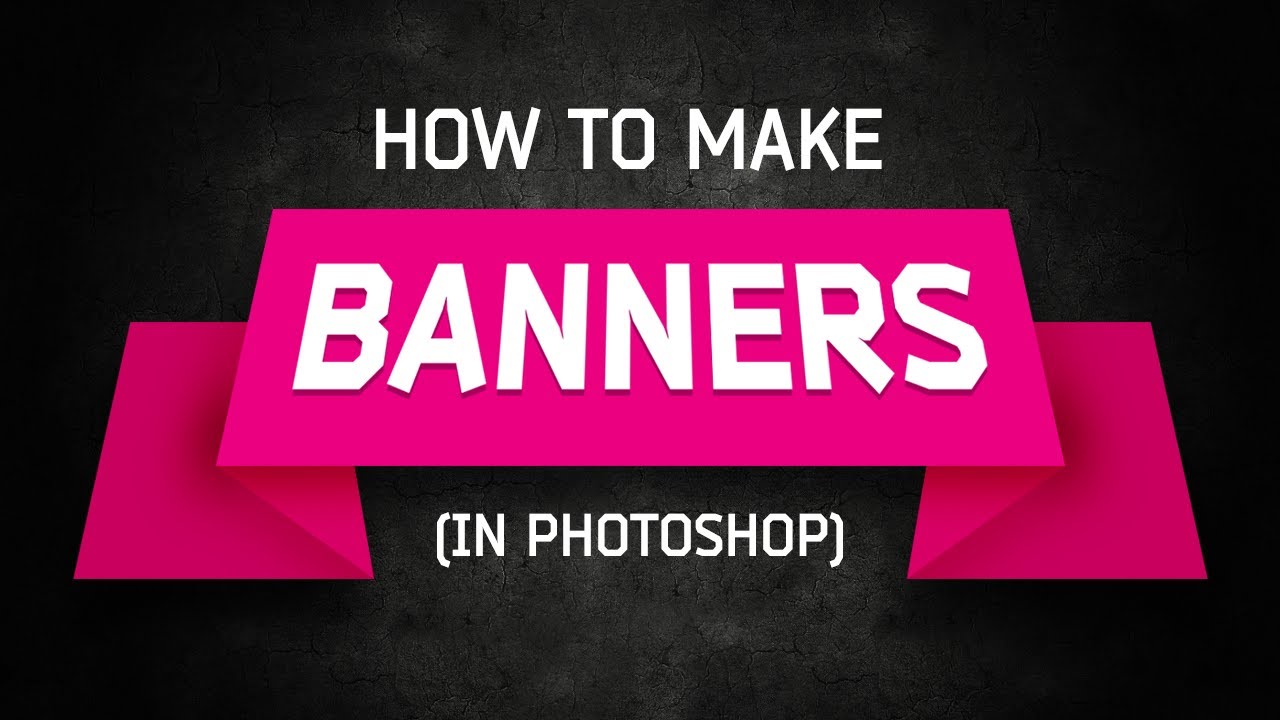 How To Add A Banner To A Picture In Photoshop