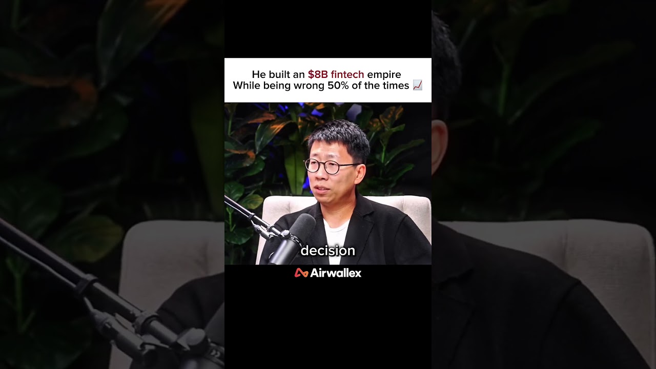 He built an $8B dollar fintech empire while being wrong 50% of the times 