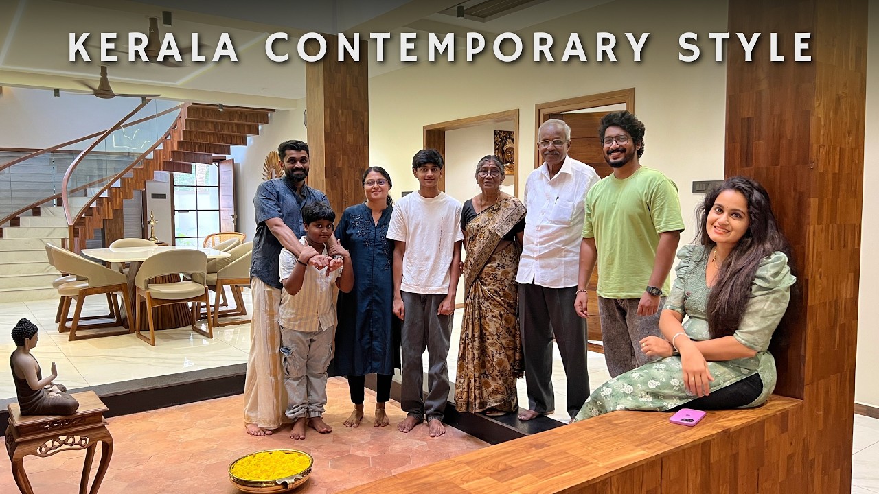 കണക്കുകൂട്ടലുകൾ പിഴച്ചില്ല ! പണിതുയർത്തിയത് ഒരു പൊന്നോമന വീട് ! KERALA CONTEMPORARY HOUSE |HOMETOUR 