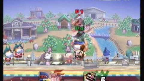 Redhalberd (Falco) vs Wario *texture hacks*