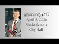 April 15, 2026 Media Questions: Playgrounds/ flood mitigation