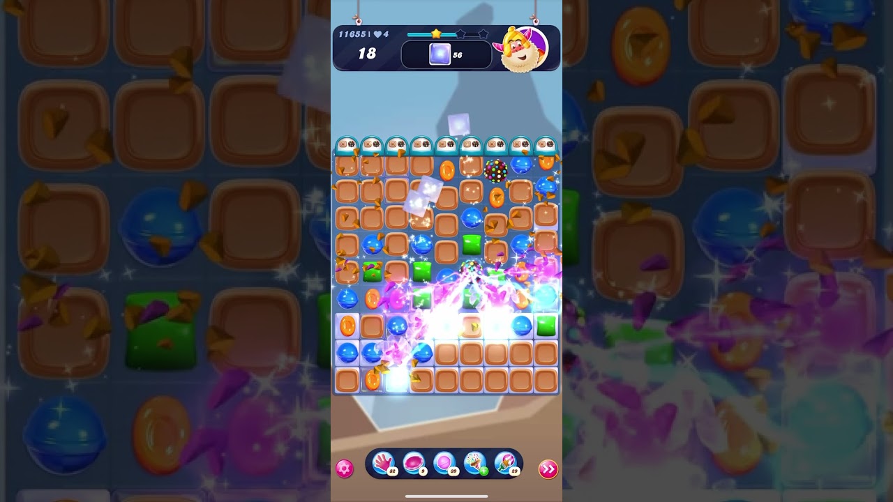 CandyCrushSaga lvl 11655; No Booster; Nightmarishly Hard lvl; 30 Moves