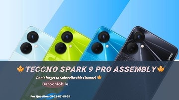 Tecno Spark 9Pro Disassembly Teardown Repair Video Rivew