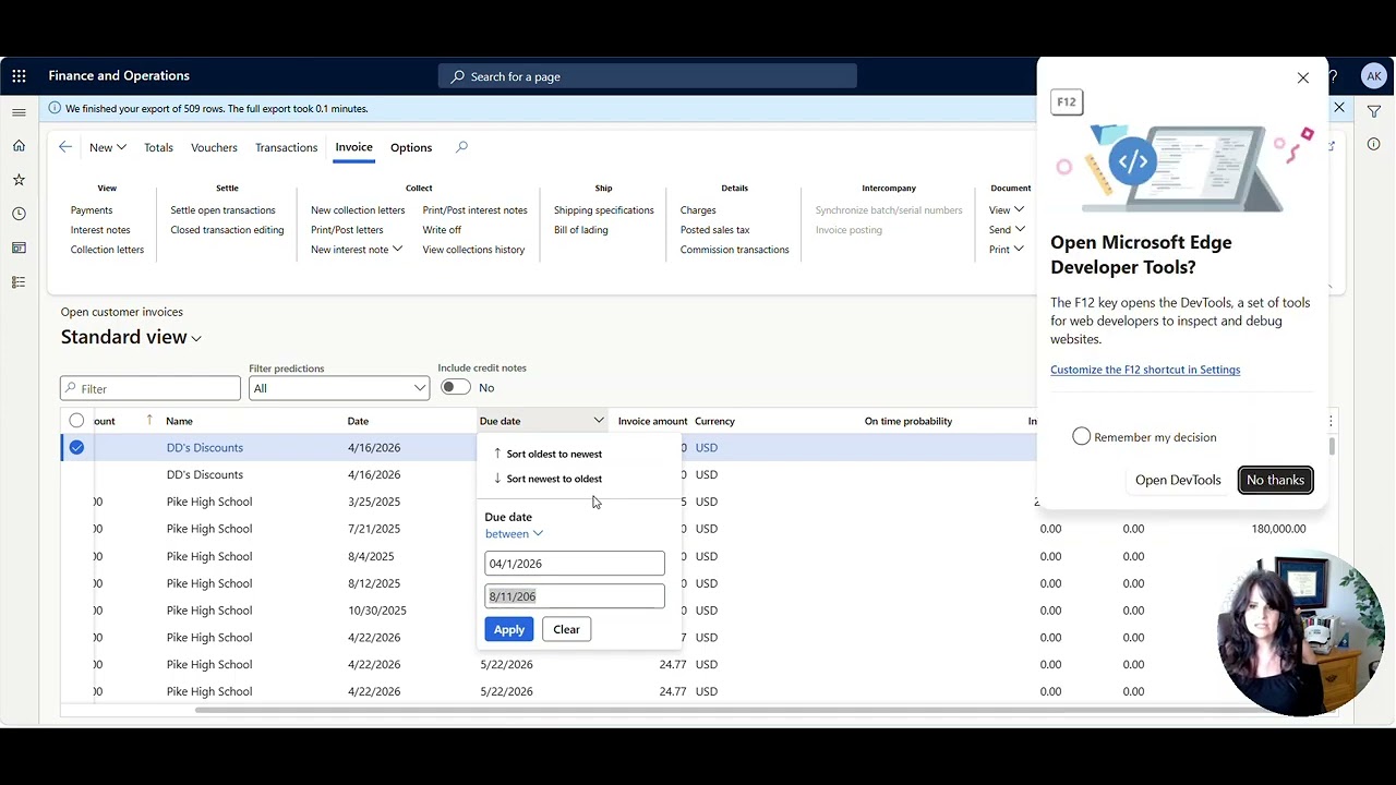 Need to write off low-value or aging customer invoices all at once?
