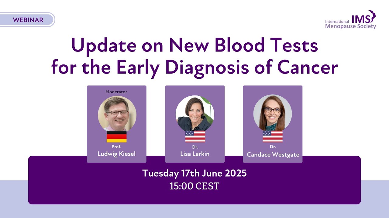 Update on New Blood Tests for the Early Diagnosis of Cancer - YouTube