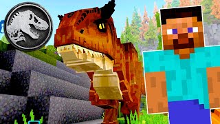 Minecraftで世界でカルノタウルスが追いかけてくる！| Minecraftの「ジュラシック・ワールド・アドベンチャー」 screenshot 3